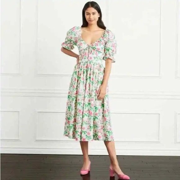 Hill House Dresses & Skirts - Hill House Home Ophelia nap dress in pink roses poplin - EUC